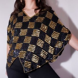 Vintage Shomax sequin top